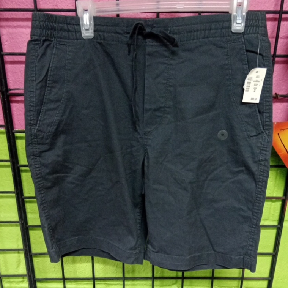Men's Drawstring Casual Navy Hybrid Shorts